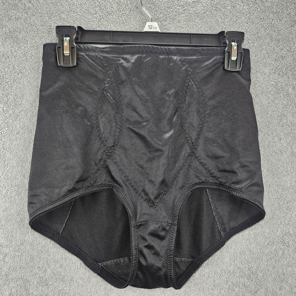 Flexees and Revelation Shapewear Women L Black High Waist Tummy Control 2 pair